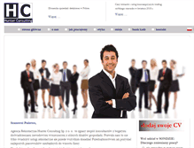 Tablet Screenshot of hunterconsulting.pl
