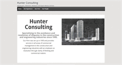 Desktop Screenshot of hunterconsulting.org.uk